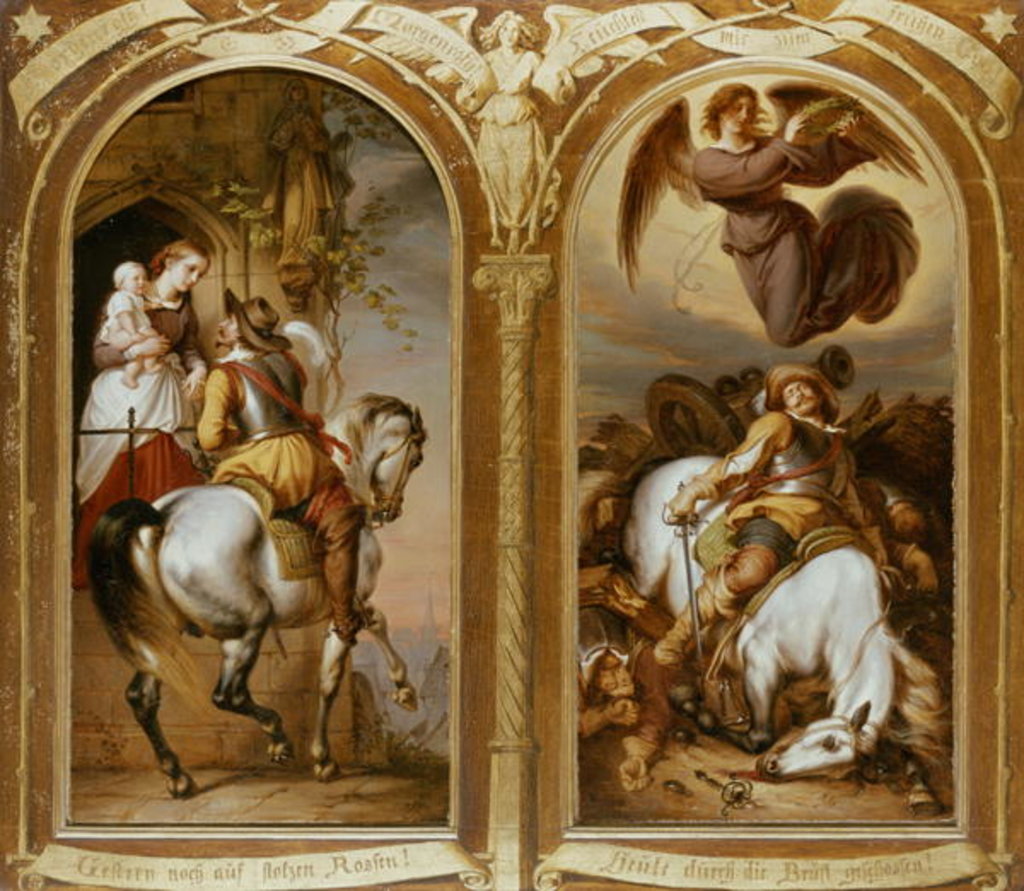 Detail of Peace and War by Jules Huebner