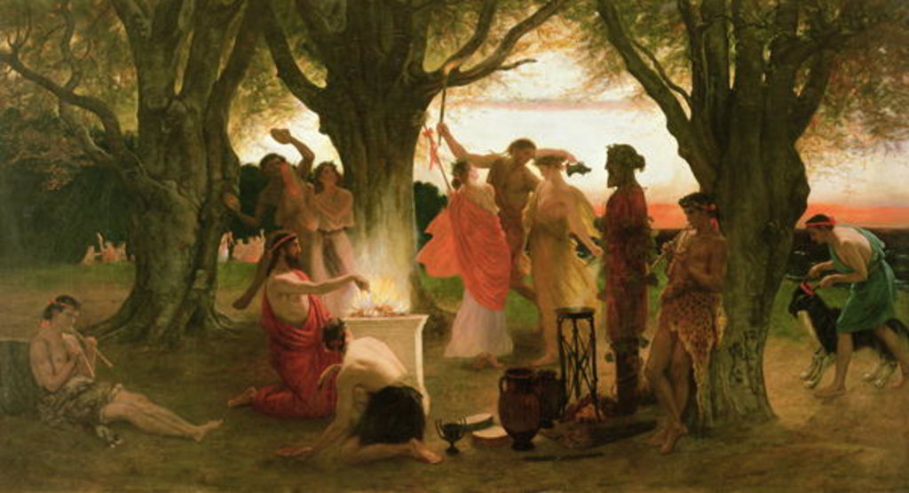 Detail of A Greek Festival by Thomas Ralph Spence