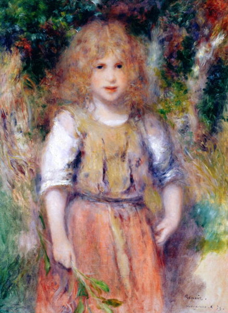Detail of Gypsy Girl, 1879 by Pierre Auguste Renoir