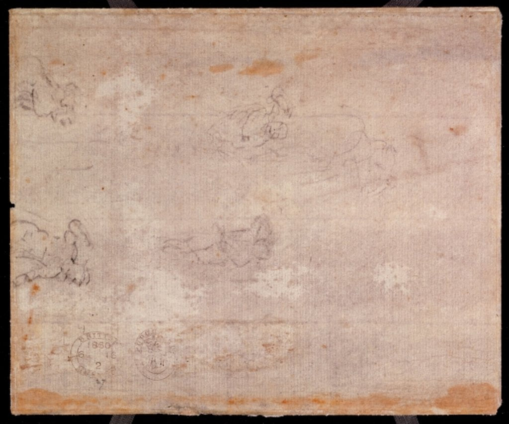 Detail of Study of Figures by Michelangelo Buonarroti