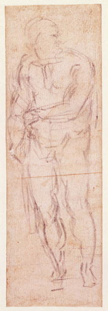 Detail of Study for Adam in 'The Expulsion', 1508-12 by Michelangelo Buonarroti