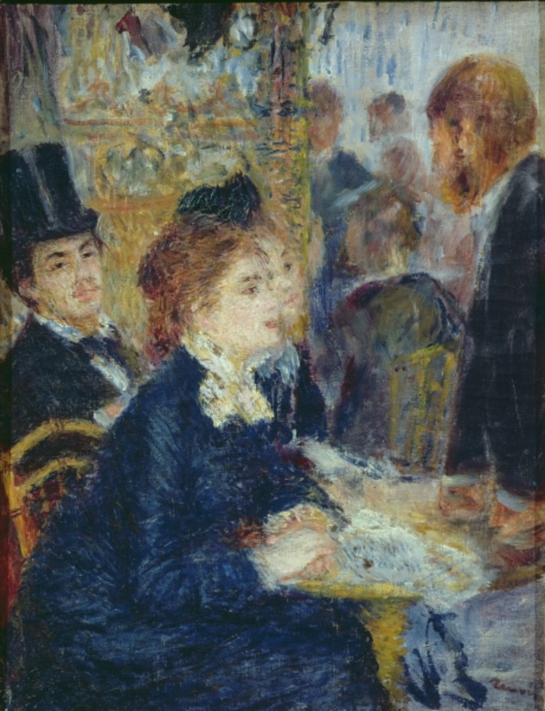 Detail of At the Cafe, c.1877 by Pierre Auguste Renoir