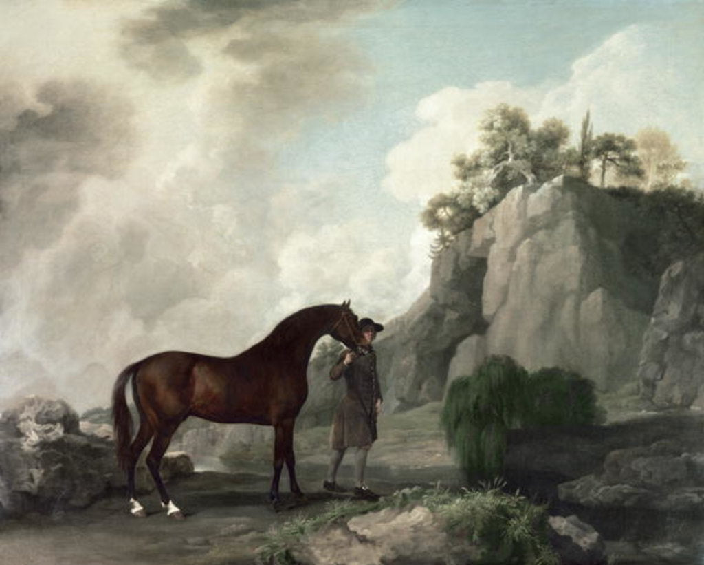 Detail of Cato and Groom by George Stubbs