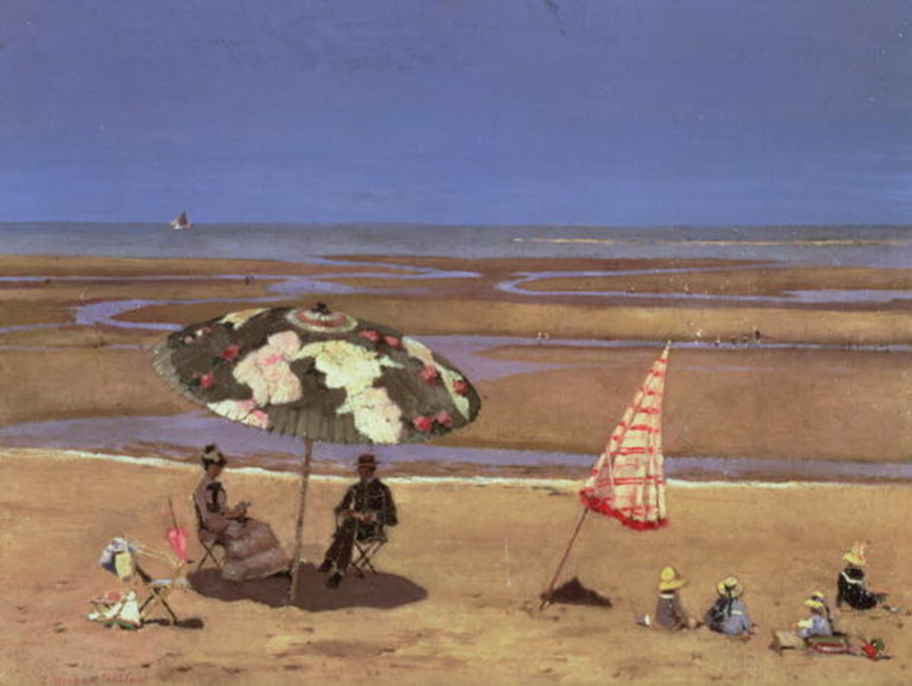 Detail of The Beach by Etienne Moreau-Nelaton