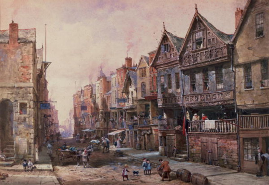 Detail of Chester by Louise Ingram Rayner