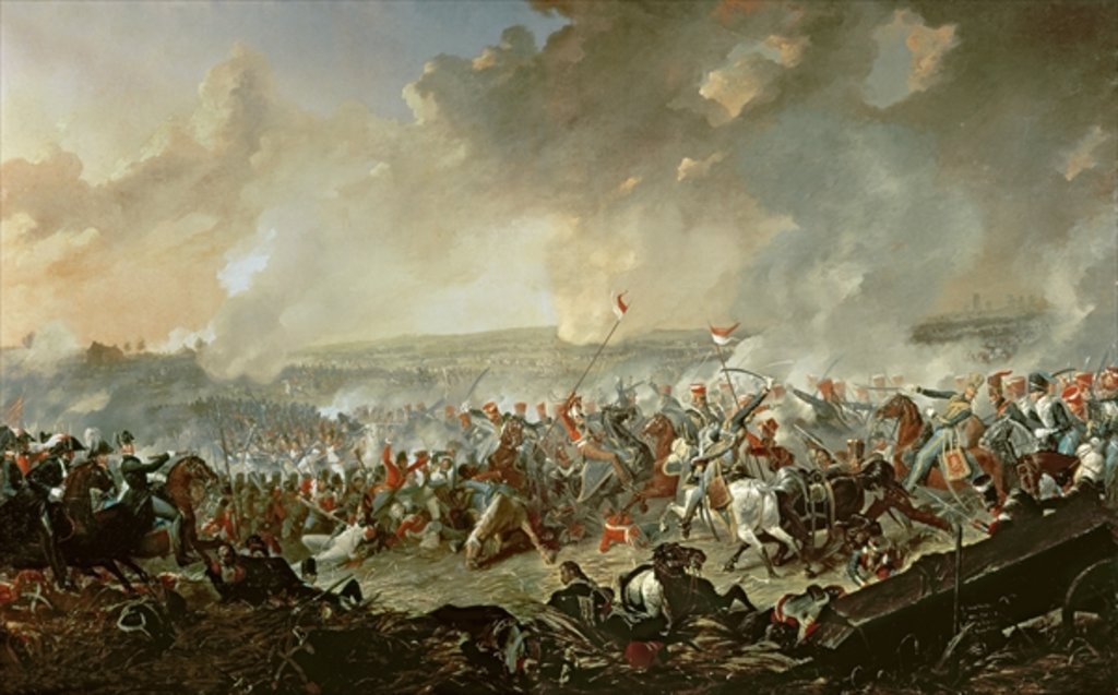 Detail of The Battle of Waterloo, 18th June 1815 by Denis Dighton