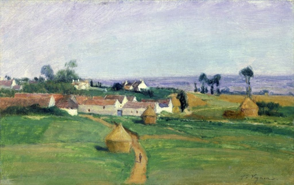 Detail of Landscape by Victor Vignon