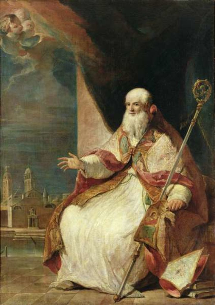 Detail of Nicetas by Giovanni Antonio Guardi