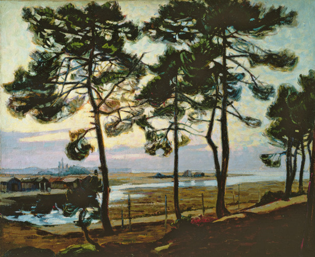 Detail of La Hume, Arcachon by Pierre Gaston Rigaud