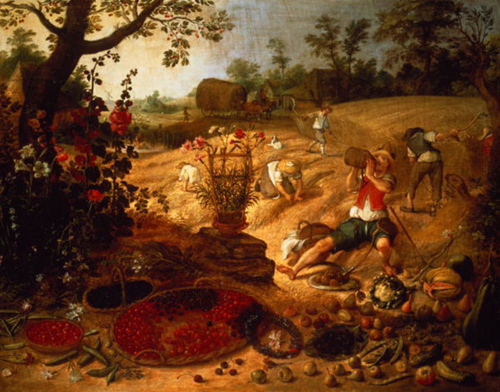 Detail of An allegory of Summer by Sebastian Vrancx