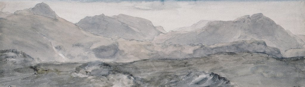 Detail of View from the Top of Honister Crag by John Constable