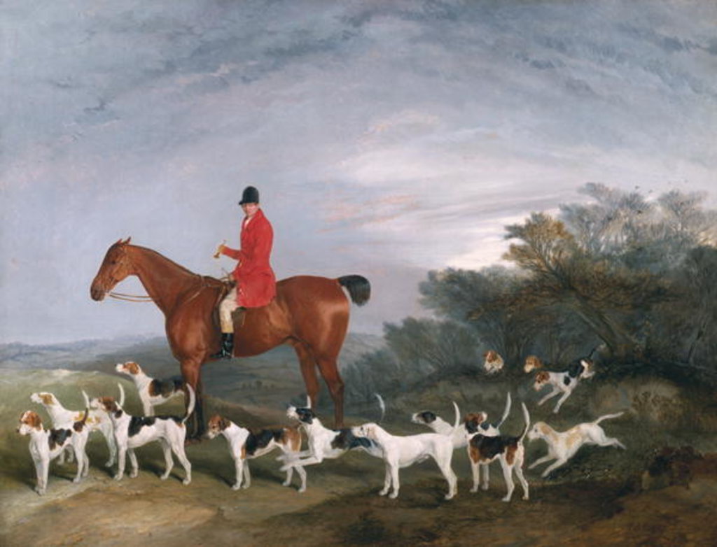 Detail of Out Hunting, 1841 by Richard Barrett Davis