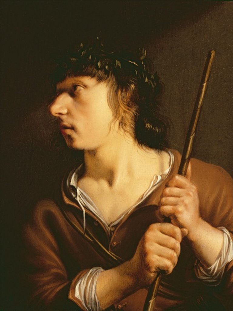 Detail of A Shepherd, 1635 by Salomon de Bray