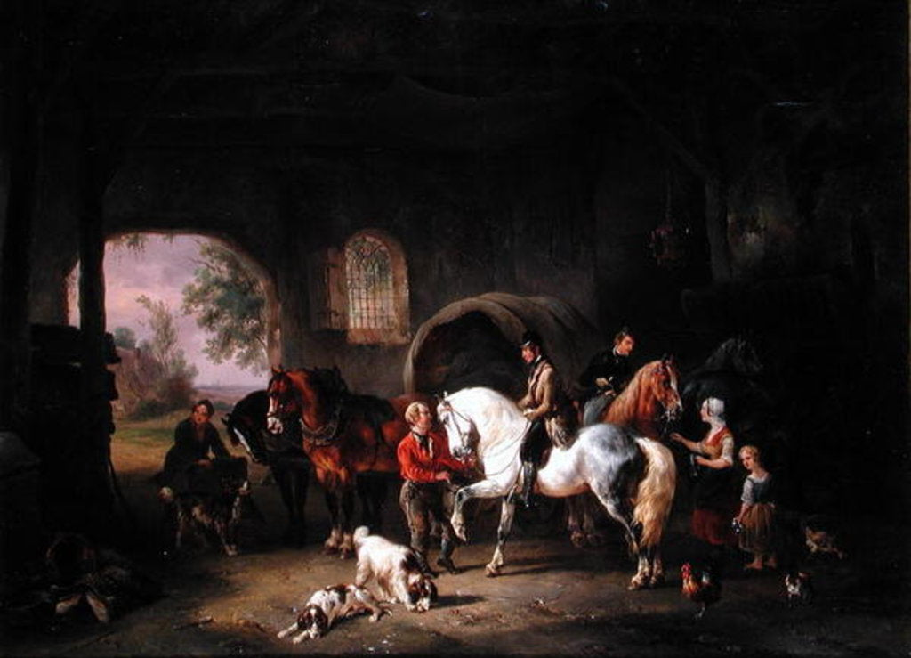 Detail of Stable Interior by Wouter Verschuur