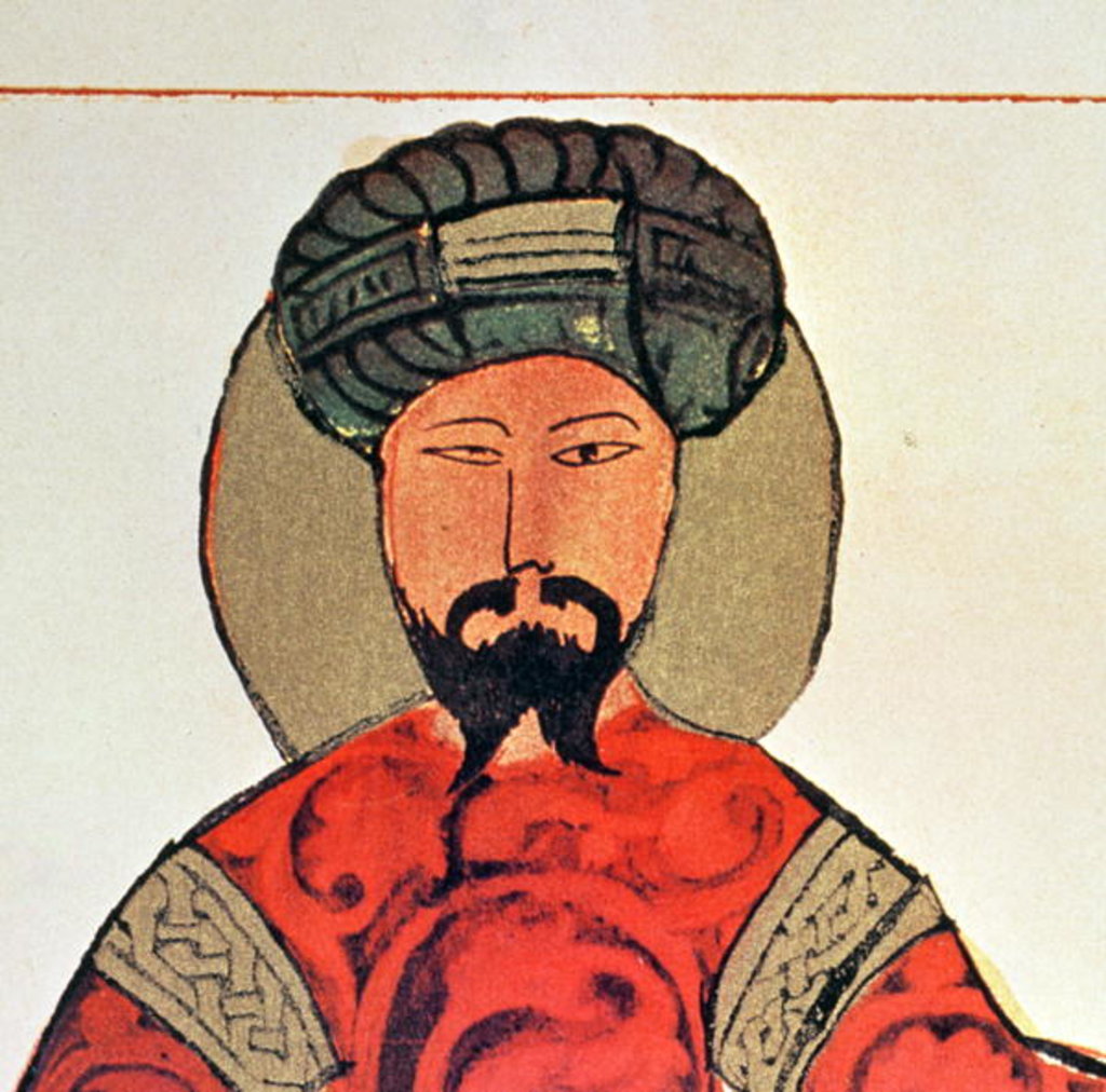 Detail of Portrait of Saladin by School Arabic
