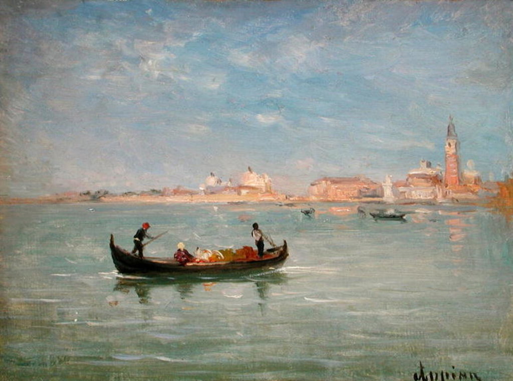 Detail of Venice by Adolphe Appian