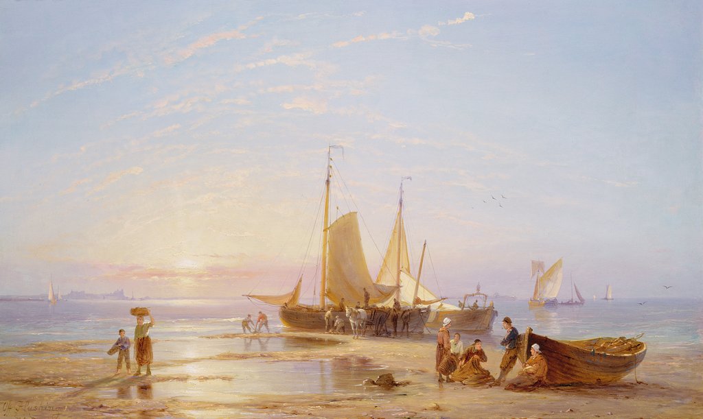 Detail of Off Flushing by Pieter Cornelis Dommerson