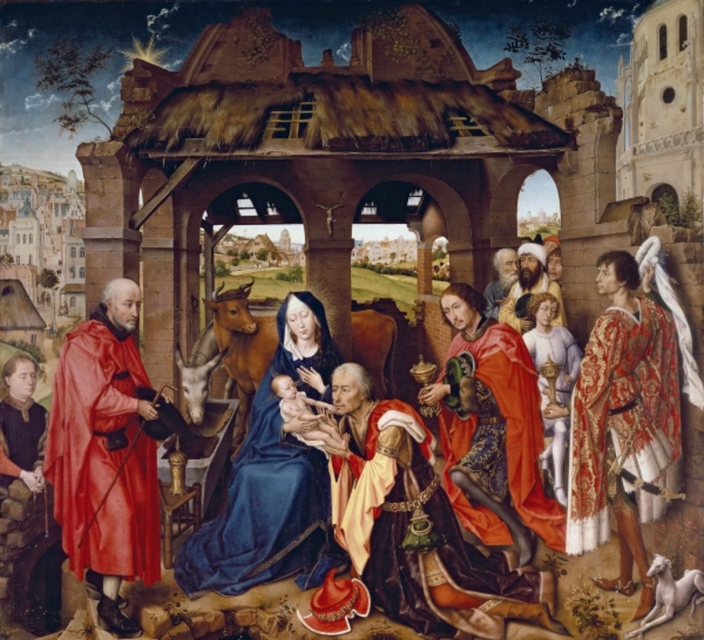 Detail of The Adoration of the Magi, c.1455 by Rogier van der Weyden