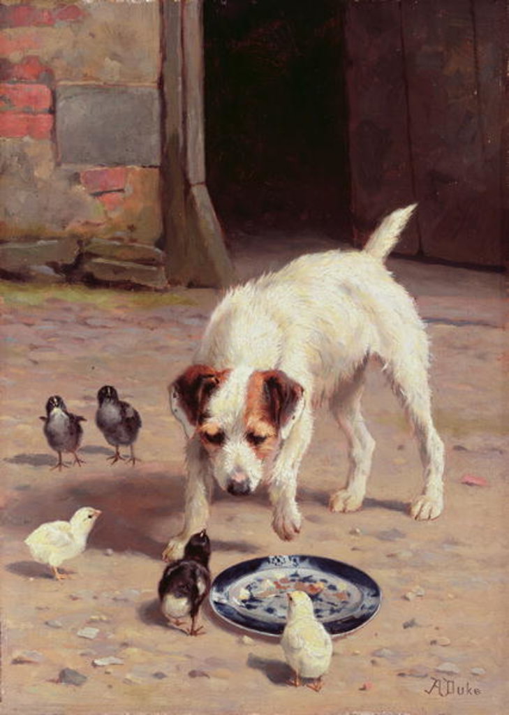 Detail of Confrontation by Alfred Duke