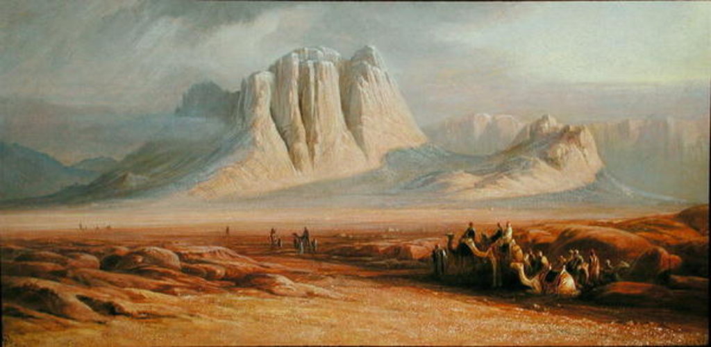 Detail of Sinai by Edward Lear