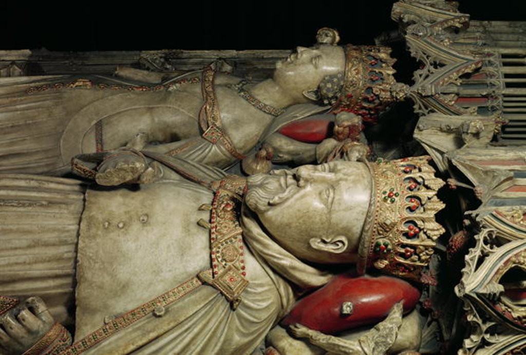 Detail of Effigy of Henry IV on his Tomb in Canterbury Cathedral by English School