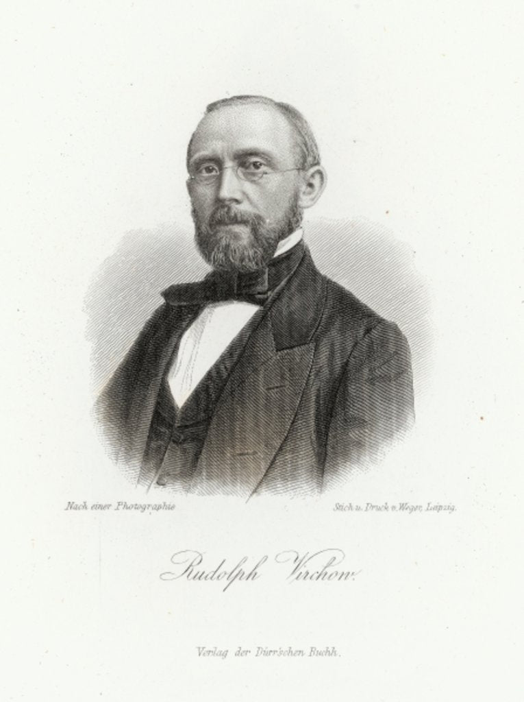 Detail of Rudolph Virchow in the 'Allgemeine Moden-Zeitung', Leipzig, 1872 by German School