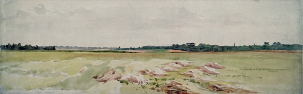 Detail of Battlefield of Agincourt, 25th October 1415 by John Absolon