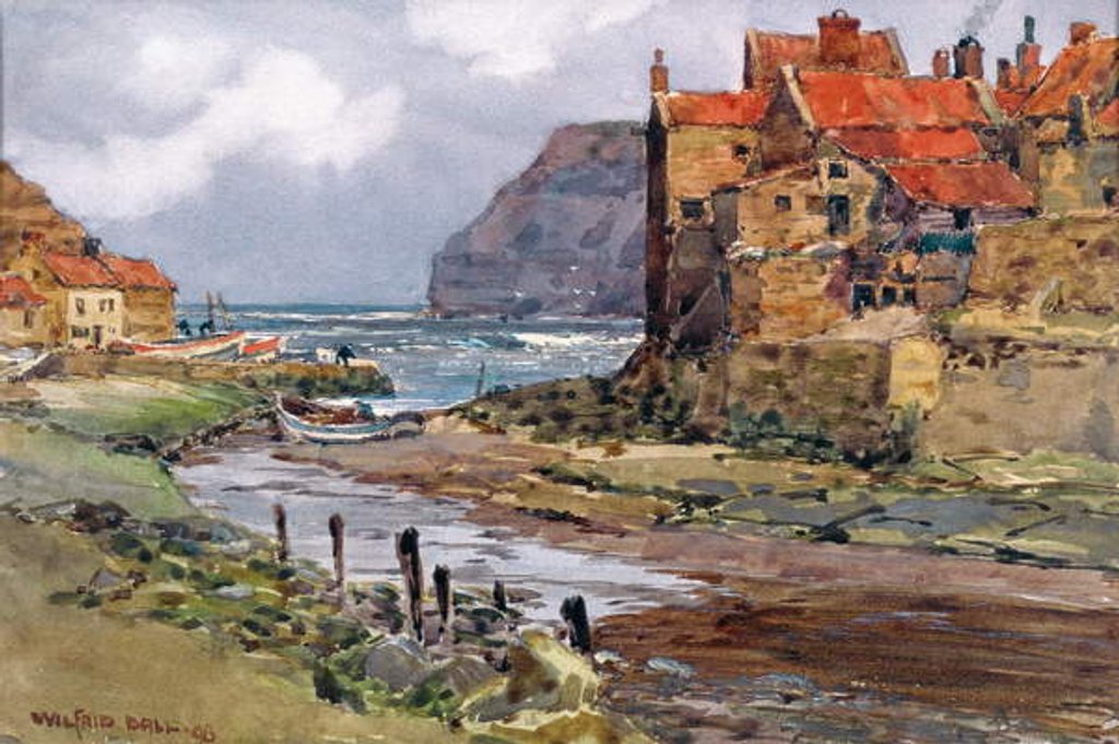 Detail of Staithes, c.1897-1918 by Wilfrid Williams Ball