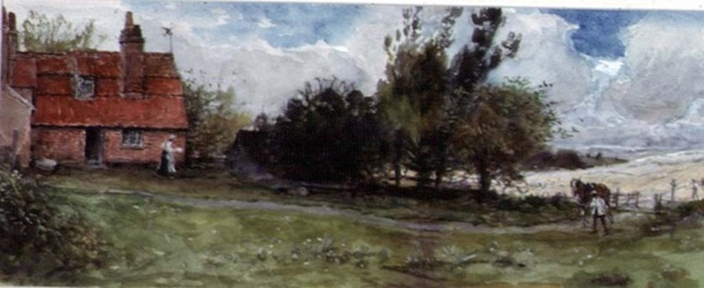 Detail of Study for Nearing Home by George Henry Boughton