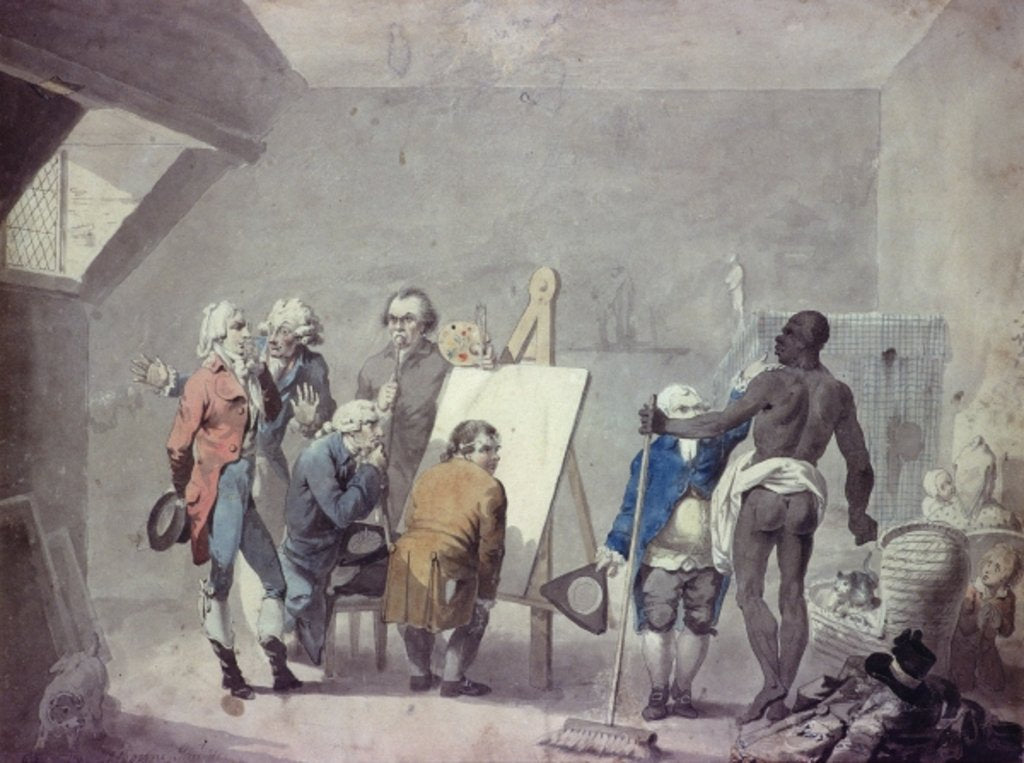 Detail of A Meeting of Connoisseurs by John Boyne