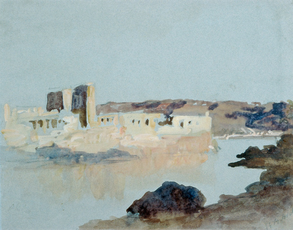 Detail of Philae by Hercules Brabazon Brabazon