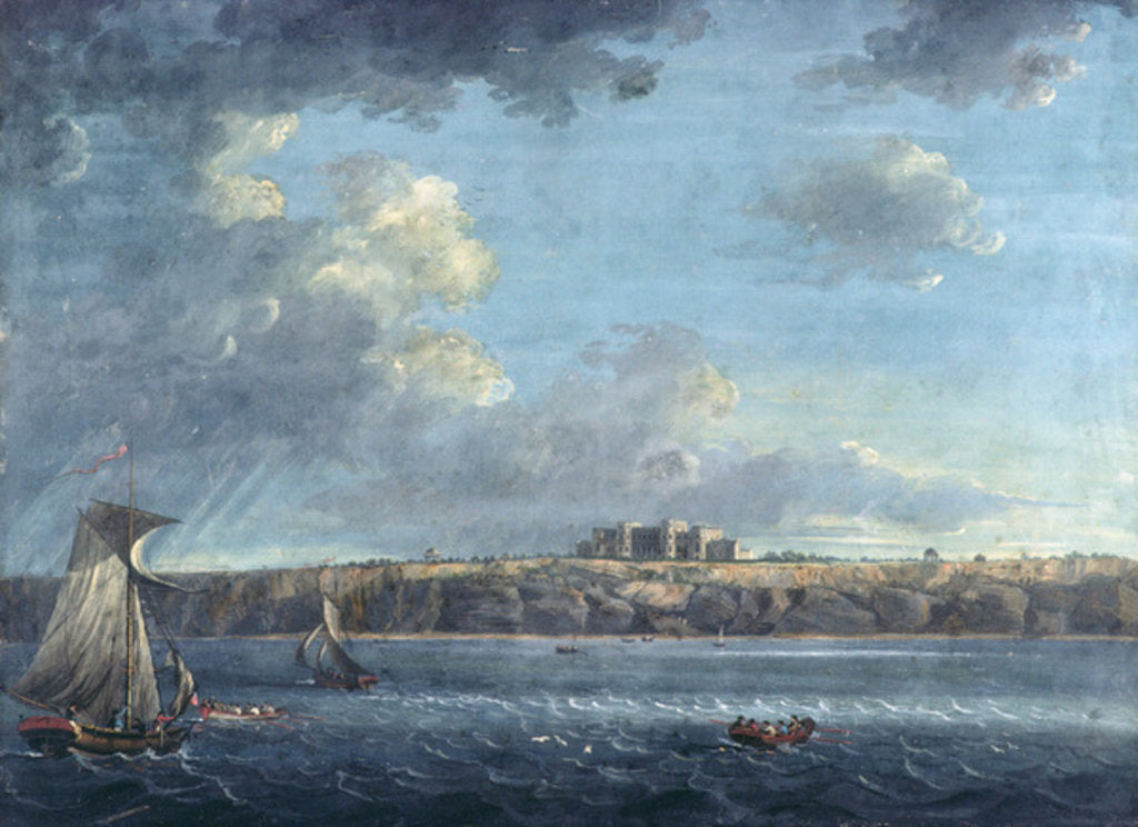 Detail of Highcliffe, near Christchurch by Adam Callander