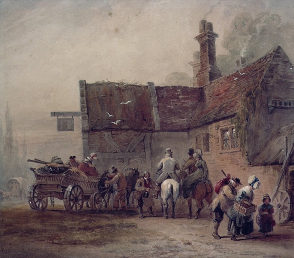 Detail of A Wayside Inn by Luke Clennell