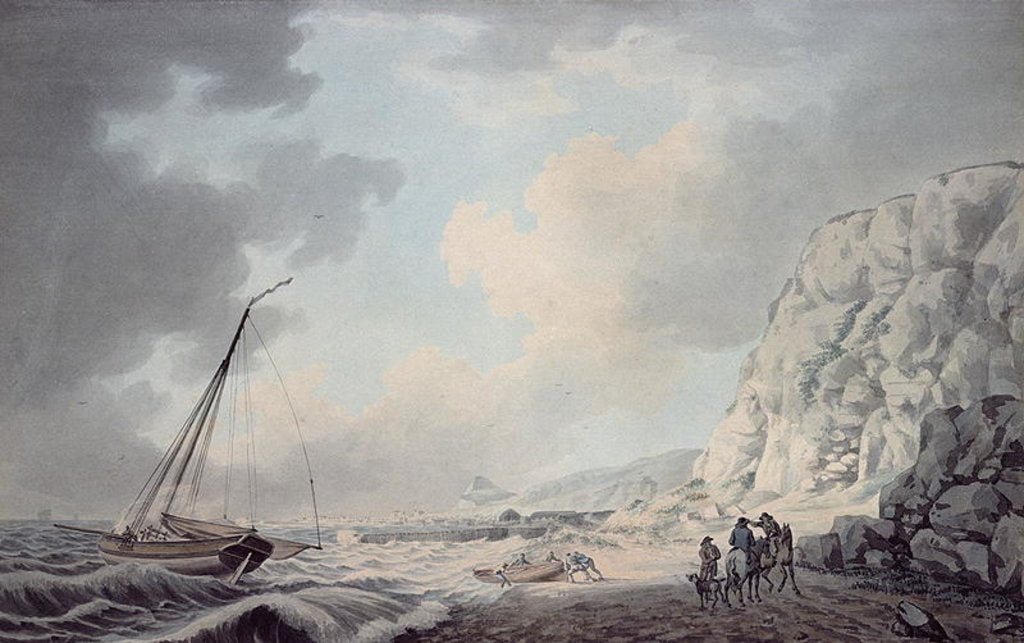 Detail of Dover Cliffs by Robert Cleveley