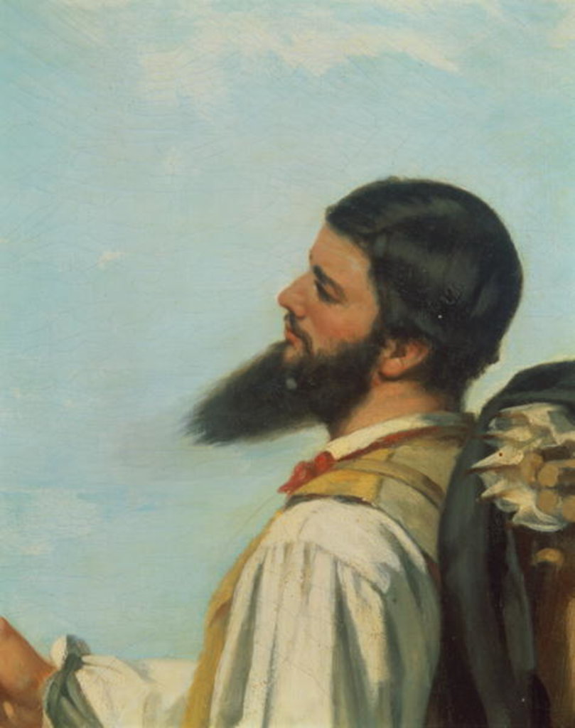 Detail of La Rencontre ou Bonjour M.Courbet, by Gustave Courbet