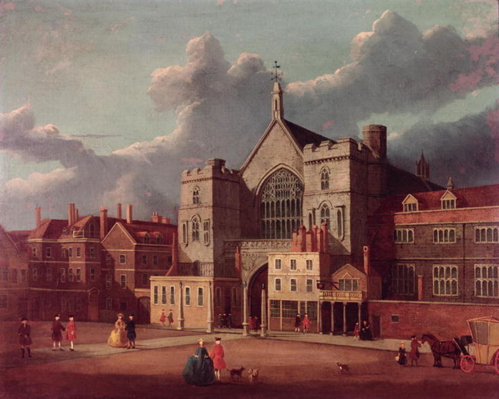 Detail of Westminster Hall and New Palace Yard by Thomas Sandby