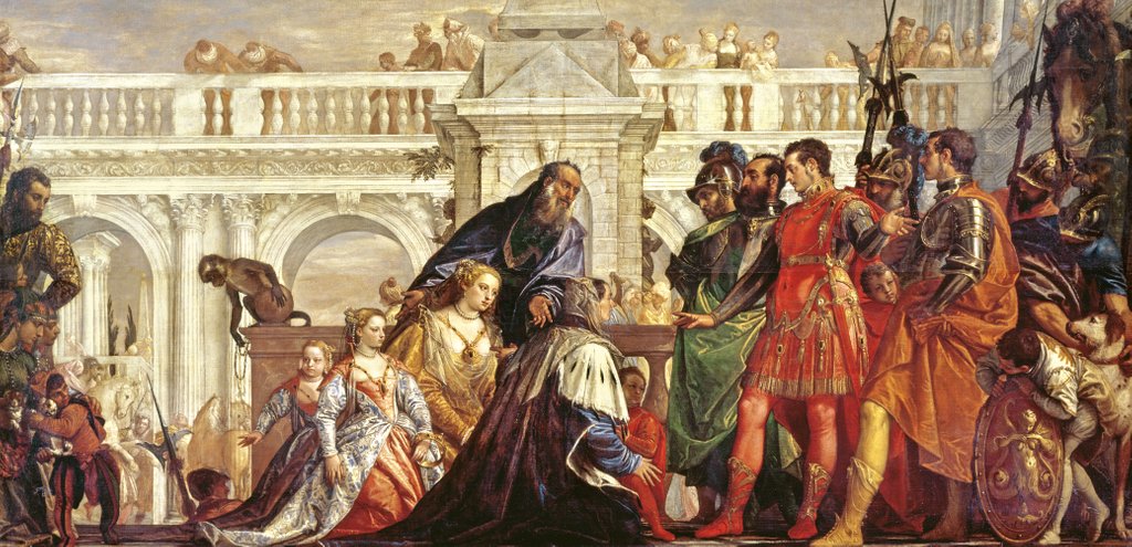 Detail of The Family of Darius before Alexander, 1565-7 by Veronese