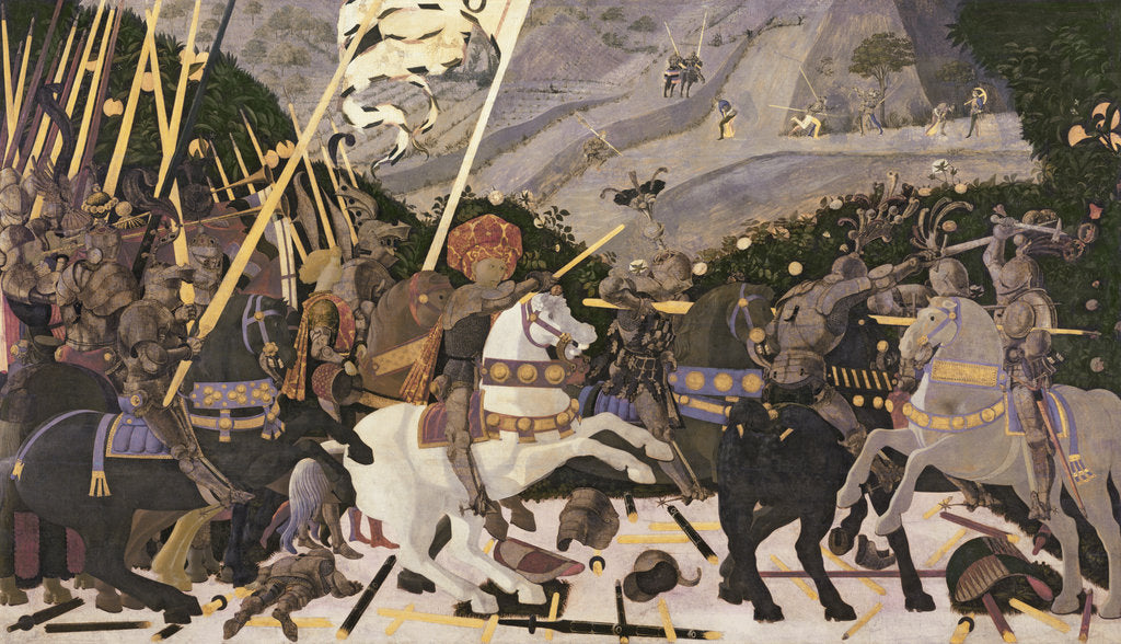 Detail of The Battle of San Romano, c.1438-40 by Paolo Uccello
