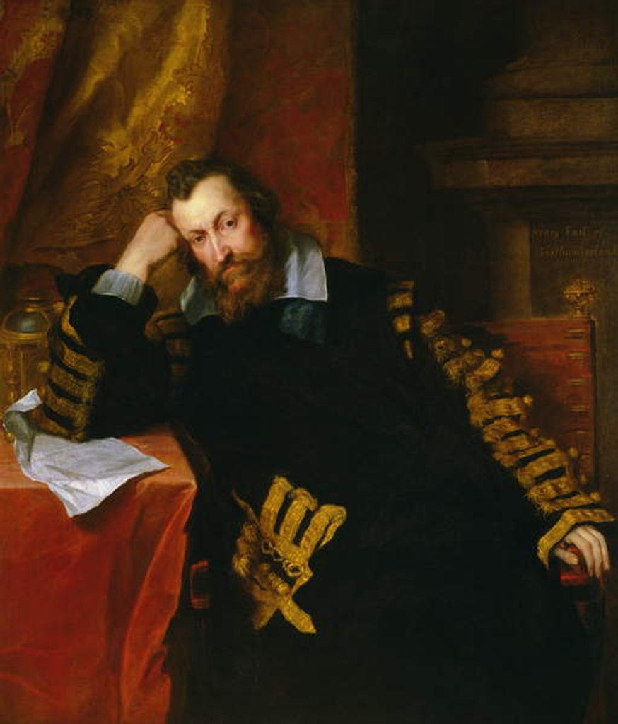 Detail of The Wizard Earl, Henry Percy, 9th Earl of Northumberland, 1635 by Anthony van Dyck