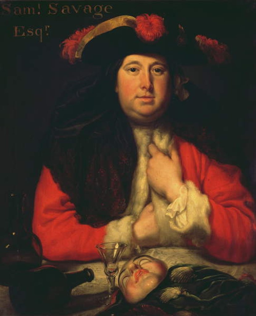 Detail of Samuel Savage Esq., 1744 by George Knapton