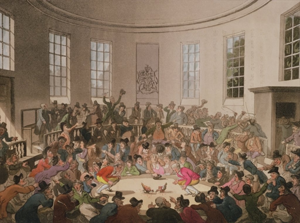 Detail of Royal Cock Pit, 1808 by T. & Pugin A.C.(1762-1832) Rowlandson