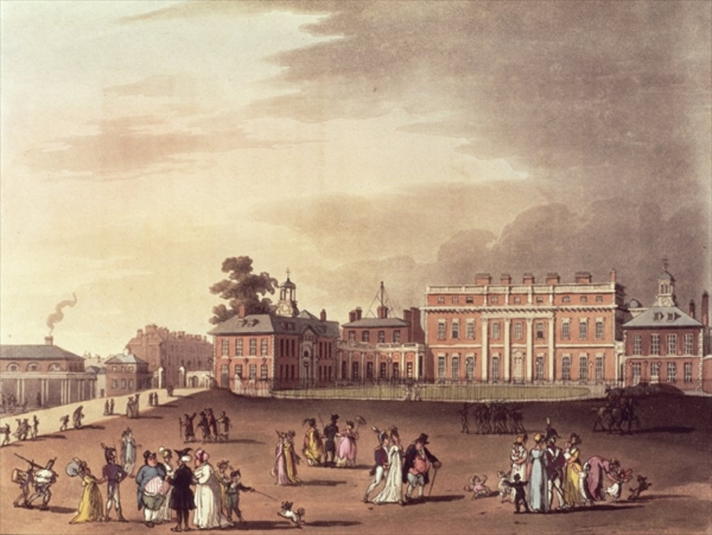 Detail of Queen's Palace, St. James's Park by T. & Pugin A.C.(1762-1832) Rowlandson