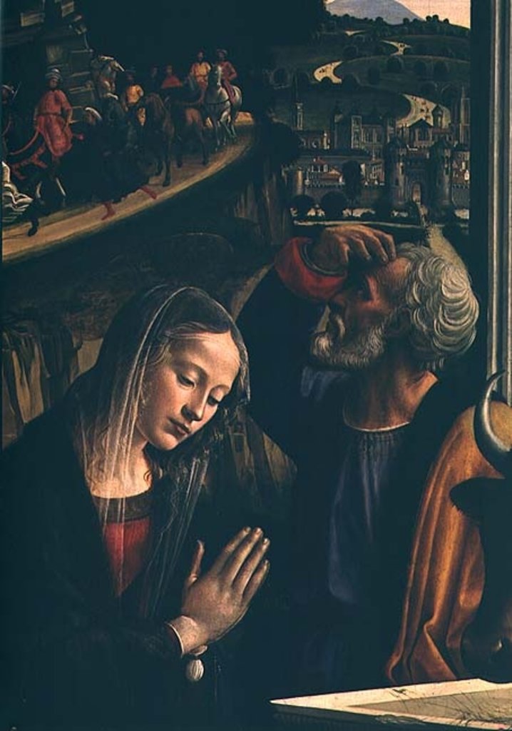 Detail of The Birth of Christ by Domenico (1449-94) Ghirlandaio