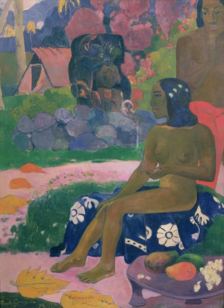 Detail of Vairaumati Tei Oa, 1892 by Paul Gauguin