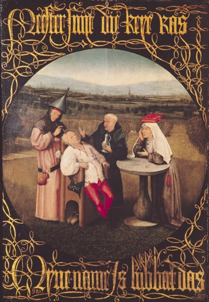 Detail of The Cure of Folly, c.1494 by Hieronymus Bosch