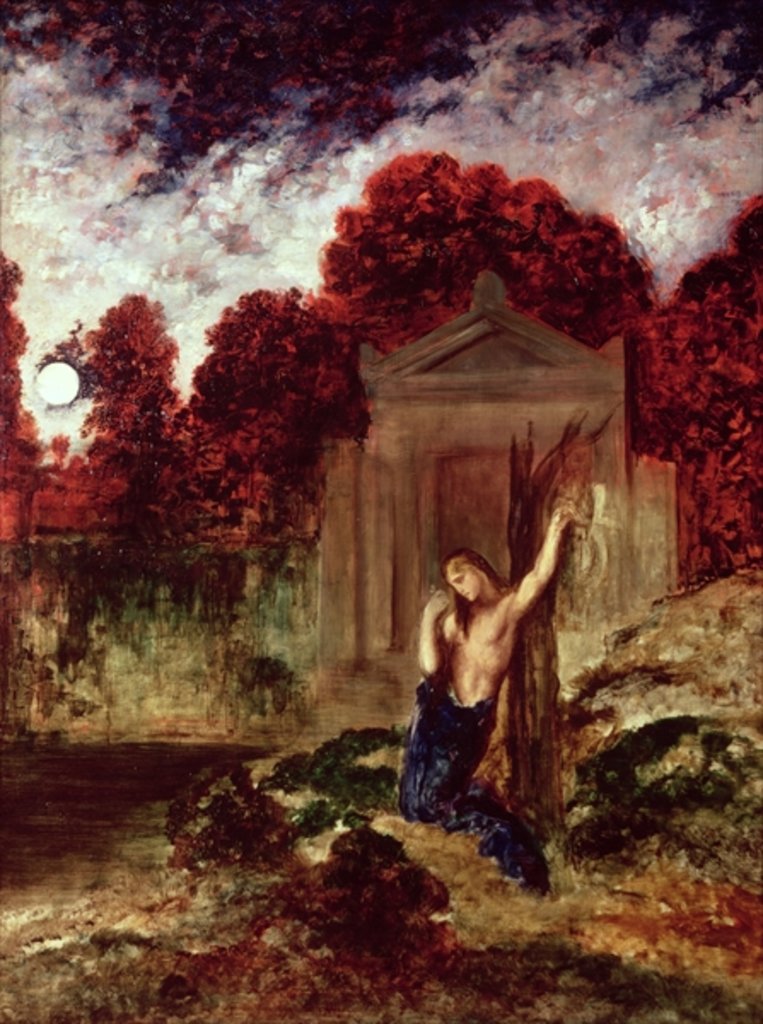 Detail of Orpheus at the Tomb of Eurydice, 19th century by Gustave Moreau