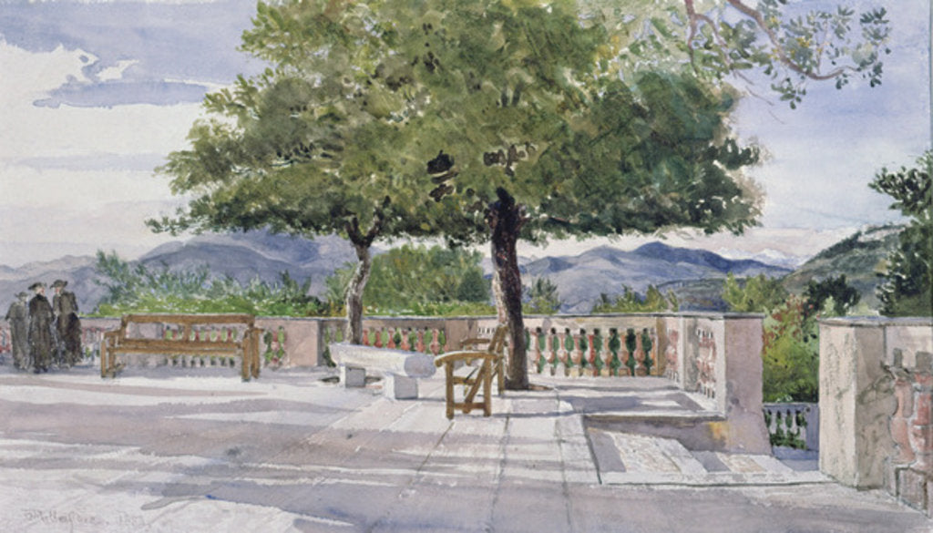 Detail of Terrace at Nice by John Fulleylove