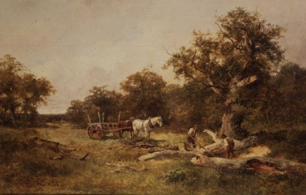 Detail of In the Forest of Dean by David Bates