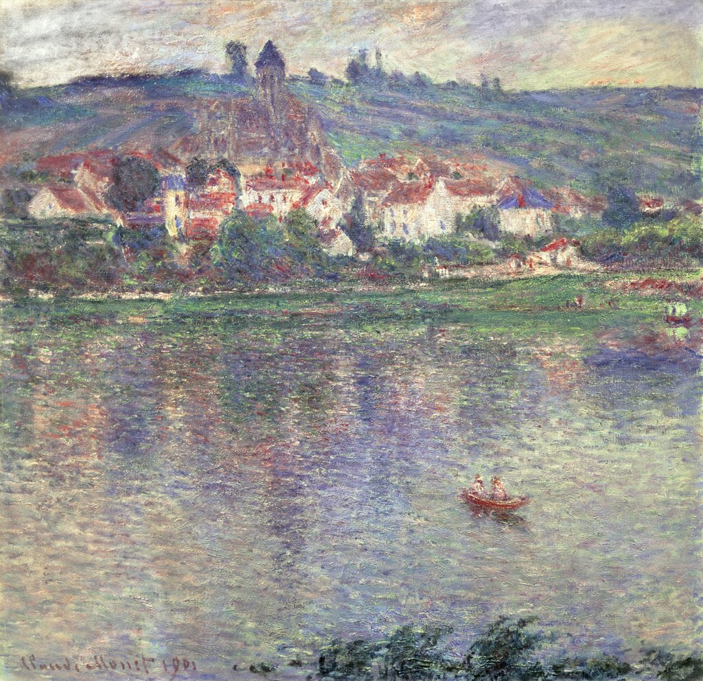Detail of Vetheuil, 1901 by Claude Monet