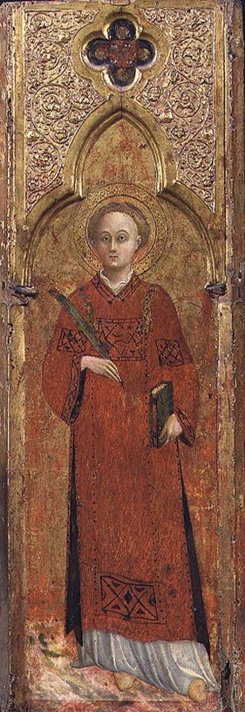 Detail of St. Stephen by Sassetta